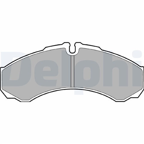 Set Placute Frana,frana Disc Delphi Iveco LP1616
