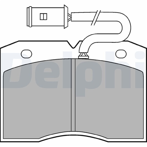 Set Placute Frana,frana Disc Delphi Iveco LP863
