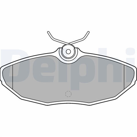Set Placute Frana,frana Disc Delphi Jaguar LP1505