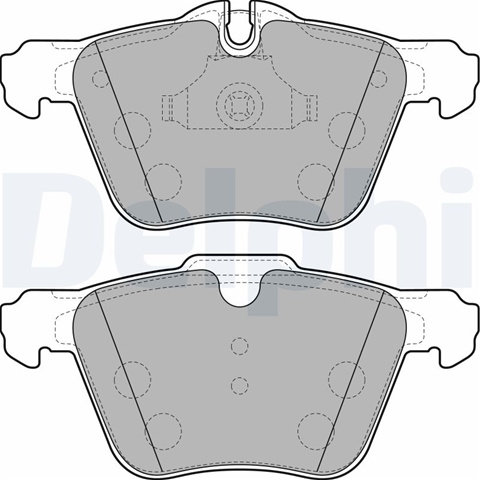 Set Placute Frana,frana Disc Delphi Jaguar LP2114
