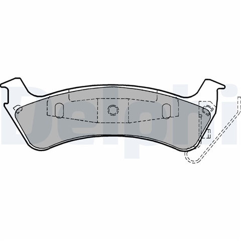 Set Placute Frana,frana Disc Delphi Jeep LP1183