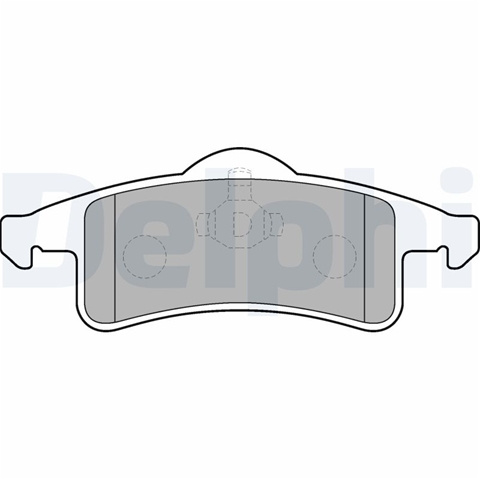 Set Placute Frana,frana Disc Delphi Jeep LP1558