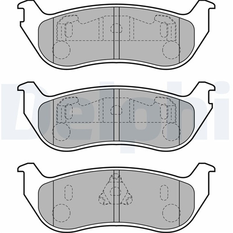 Set Placute Frana,frana Disc Delphi Jeep LP1859