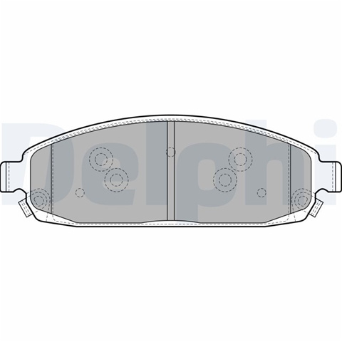 Set Placute Frana,frana Disc Delphi Jeep LP1931