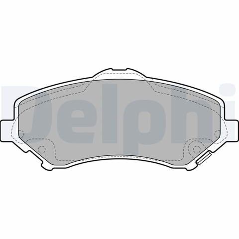 Set Placute Frana,frana Disc Delphi Jeep LP2143