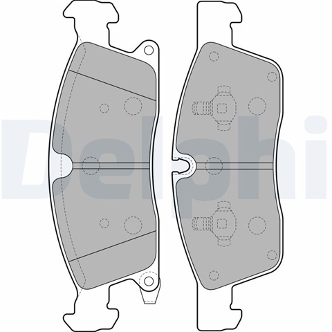 Set Placute Frana,frana Disc Delphi Jeep LP2275