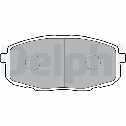 Set Placute Frana,frana Disc Delphi Kia LP1819