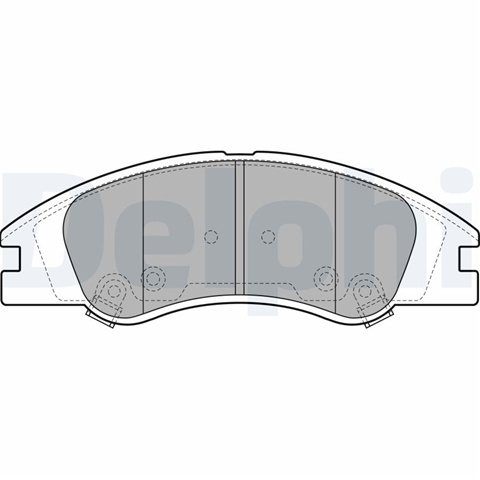 Set Placute Frana,frana Disc Delphi Kia LP1932