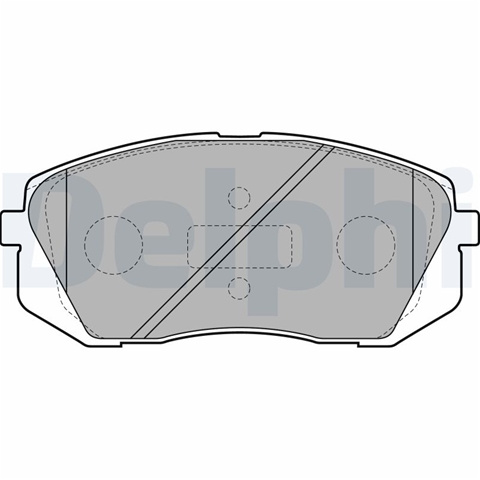 Set Placute Frana,frana Disc Delphi Kia LP2050