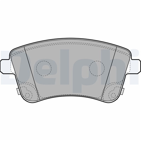 Set Placute Frana,frana Disc Delphi Kia LP2203