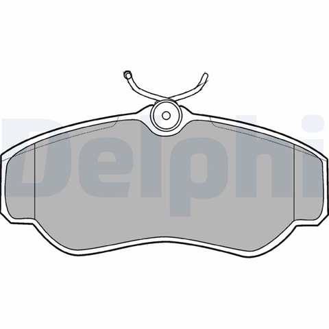 Set Placute Frana,frana Disc Delphi Land Rover LP913