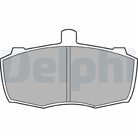 Set Placute Frana,frana Disc Delphi Land Rover LP413