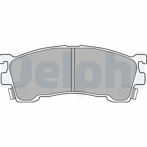 Set Placute Frana,frana Disc Delphi Mazda LP1518