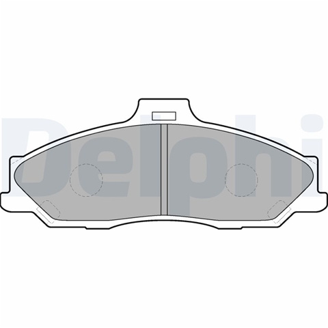 Set Placute Frana,frana Disc Delphi Mazda LP1555
