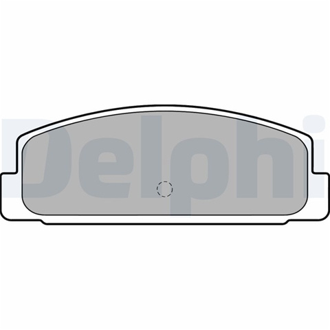 Set Placute Frana,frana Disc Delphi Mazda LP1766