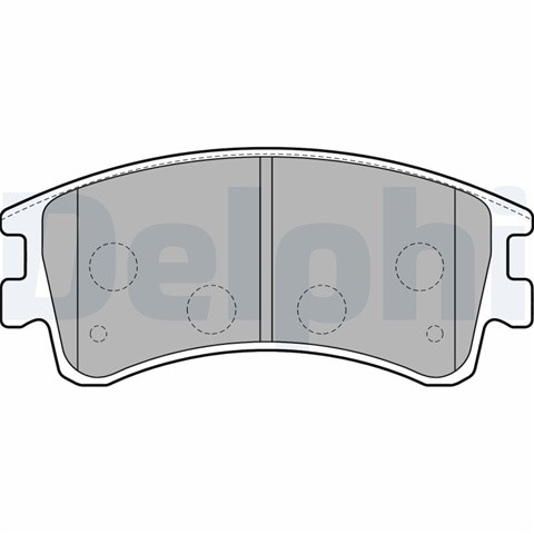 Set Placute Frana,frana Disc Delphi Mazda LP1799