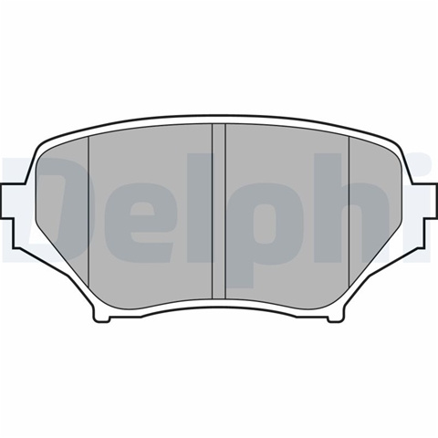 Set Placute Frana,frana Disc Delphi Mazda LP2026