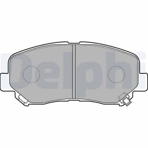 Set Placute Frana,frana Disc Delphi Mazda LP2481
