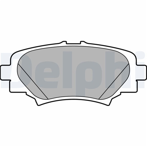 Set Placute Frana,frana Disc Delphi Mazda LP2702