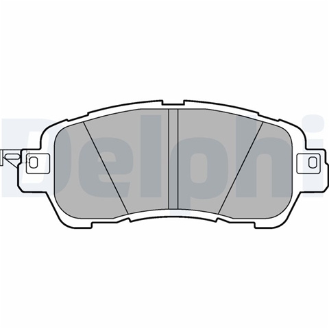 Set Placute Frana,frana Disc Delphi Mazda LP3189