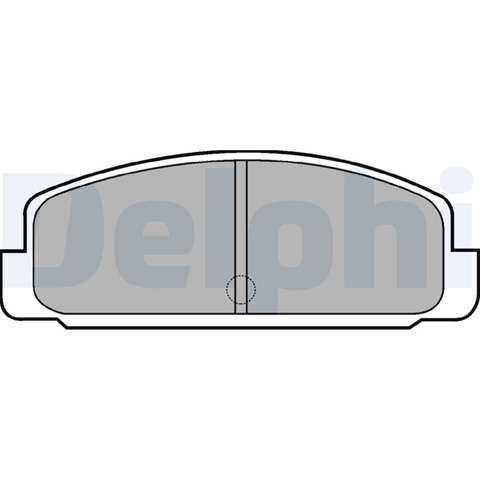 Set Placute Frana,frana Disc Delphi Mazda LP401