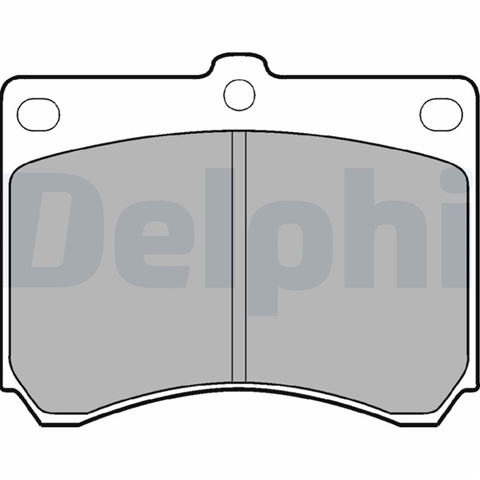 Set Placute Frana,frana Disc Delphi Mazda LP935