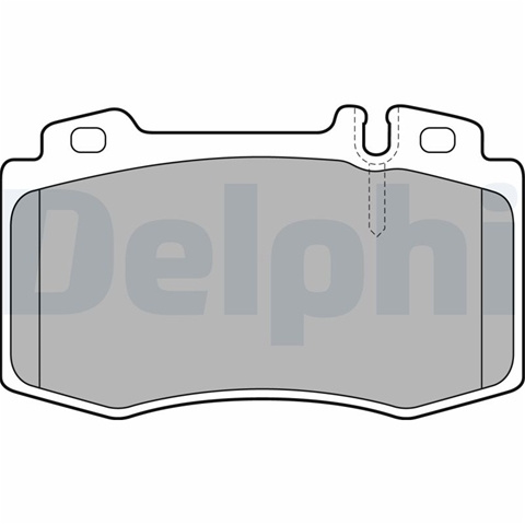 Set Placute Frana,frana Disc Delphi Mercedes-Benz LP1828