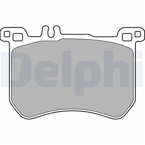 Set Placute Frana,frana Disc Delphi Mercedes-Benz LP2507