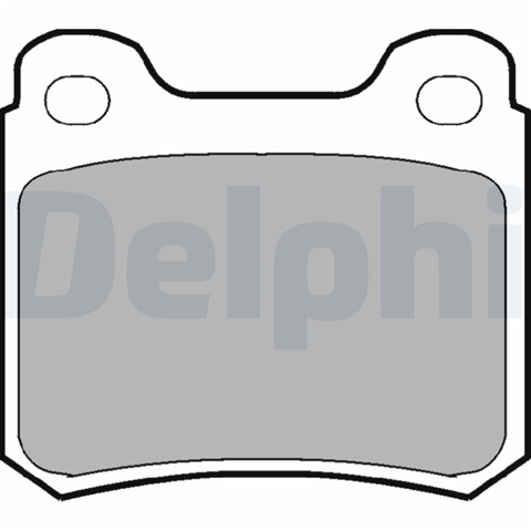 Set Placute Frana,frana Disc Delphi Mercedes-Benz LP915