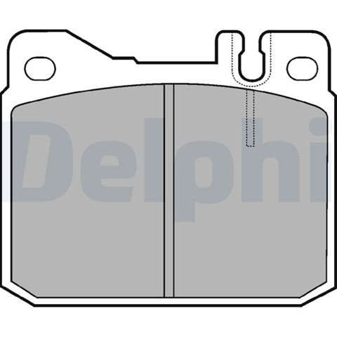 Set Placute Frana,frana Disc Delphi Mercedes-Benz LP427