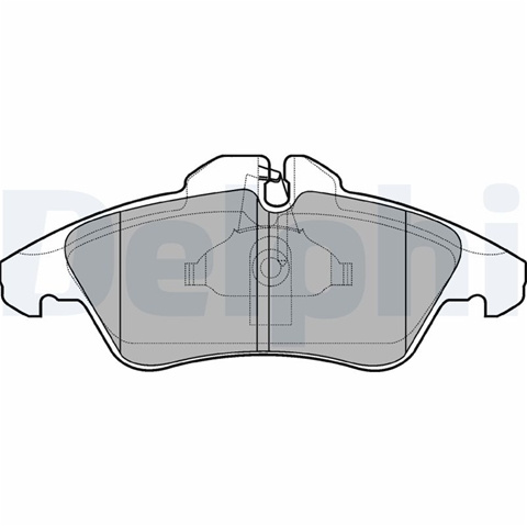 Set Placute Frana,frana Disc Delphi Mercedes-Benz LP980