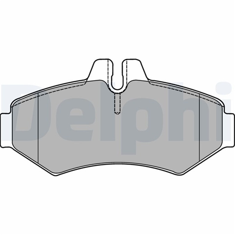 Set Placute Frana,frana Disc Delphi Mercedes-Benz LP1437