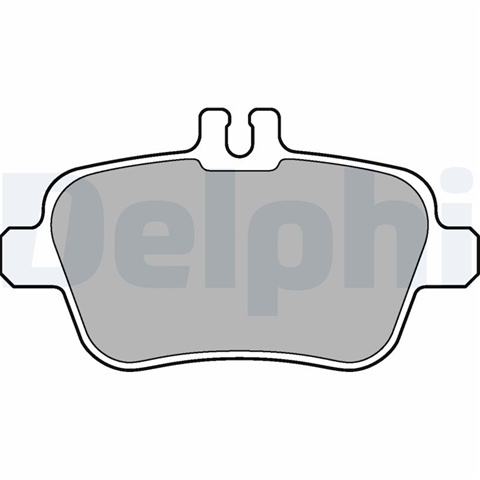 Set Placute Frana,frana Disc Delphi Mercedes-Benz LP2289