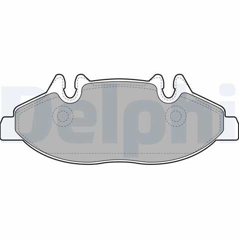 Set Placute Frana,frana Disc Delphi Mercedes-Benz LP1947