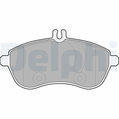Set Placute Frana,frana Disc Delphi Mercedes-Benz LP2028