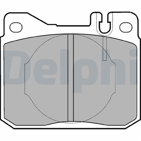Set Placute Frana,frana Disc Delphi Mercedes-Benz LP221