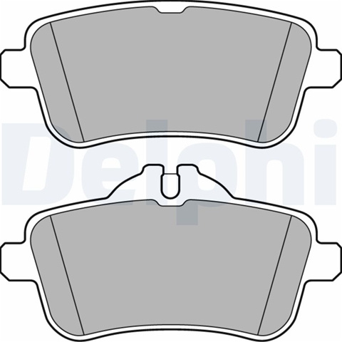 Set Placute Frana,frana Disc Delphi Mercedes-Benz LP3159