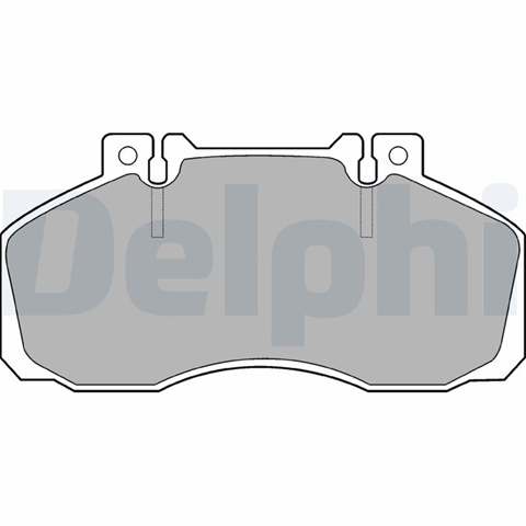 Set Placute Frana,frana Disc Delphi Mercedes-Benz LP662