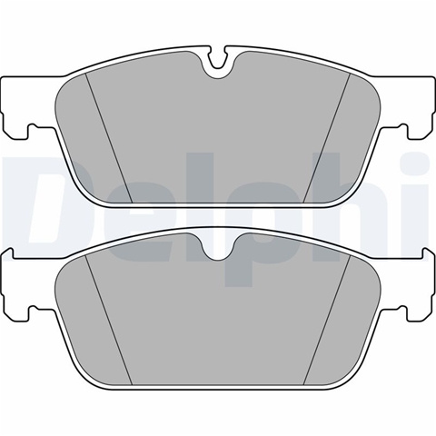 Set Placute Frana,frana Disc Delphi Mercedes-Benz LP2705