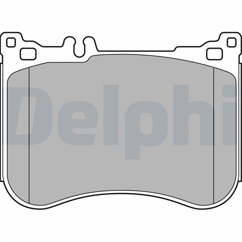 Set Placute Frana,frana Disc Delphi Mercedes-Benz LP2445