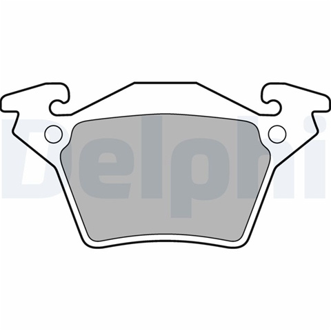 Set Placute Frana,frana Disc Delphi Mercedes-Benz LP1471