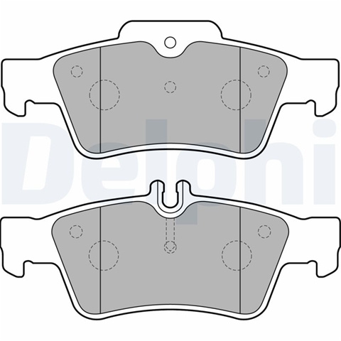 Set Placute Frana,frana Disc Delphi Mercedes-Benz LP1868