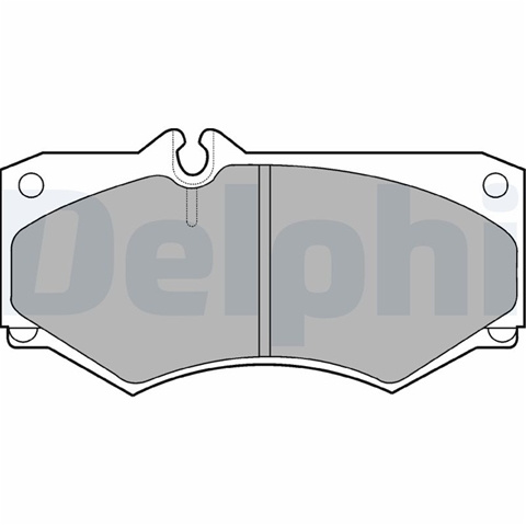Set Placute Frana,frana Disc Delphi Mercedes-Benz LP468