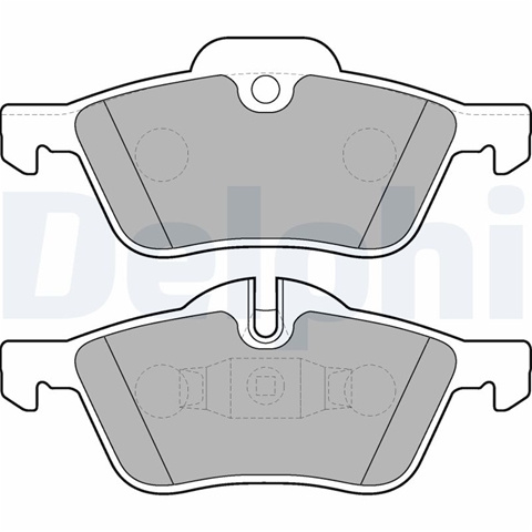 Set Placute Frana,frana Disc Delphi Mini LP1657