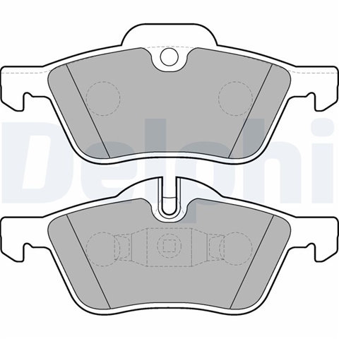 Set Placute Frana,frana Disc Delphi Mini LP1657