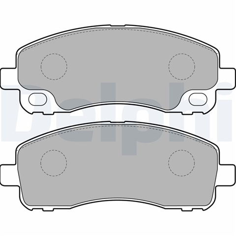 Set Placute Frana,frana Disc Delphi Mitsubishi LP2204