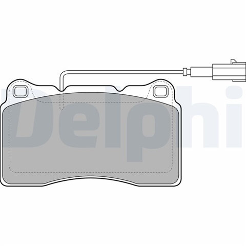 Set Placute Frana,frana Disc Delphi Mitsubishi LP2045