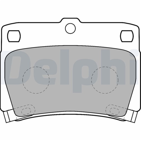 Set Placute Frana,frana Disc Delphi Mitsubishi LP1546