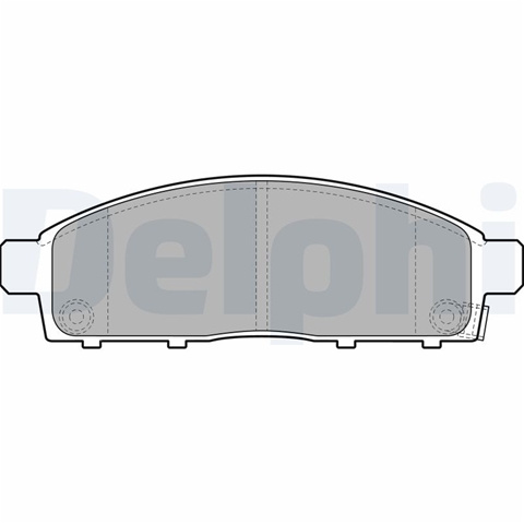 Set Placute Frana,frana Disc Delphi Mitsubishi LP2074