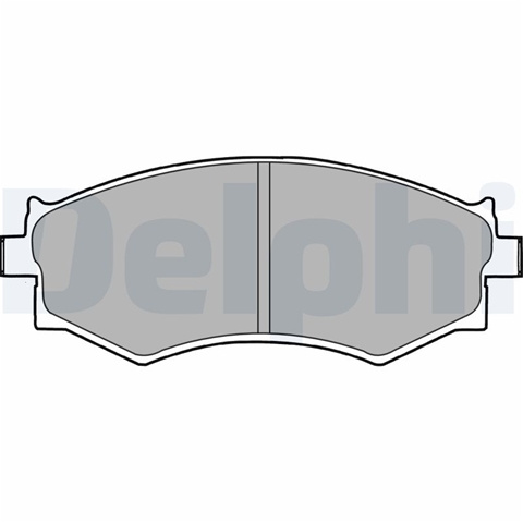 Set Placute Frana,frana Disc Delphi Nissan LP1228